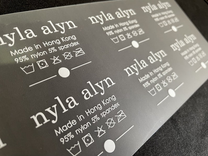 1000 Custom Heat Press Labels Iron on Tagless Label Tagless Etsy