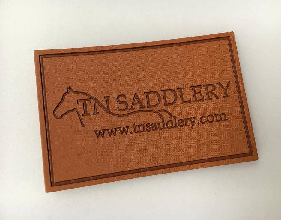 300 Customized logo patches faux leather patches leather Etsy