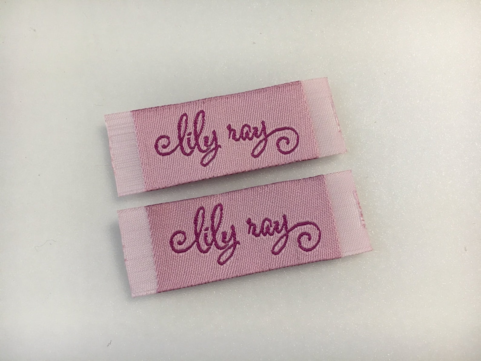 500 Custom Fabric Tags Neck Tags Sewing Labels Woven Custom Etsy