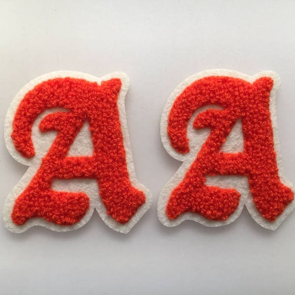 50 Custom chenille patches, chenille patch letter, custom patch for jacket, custom patch, letter patches, iron on letter patches