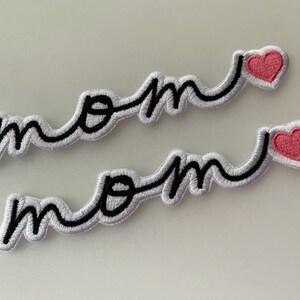 100 Mother&#39;s Day iron on embroidered patches