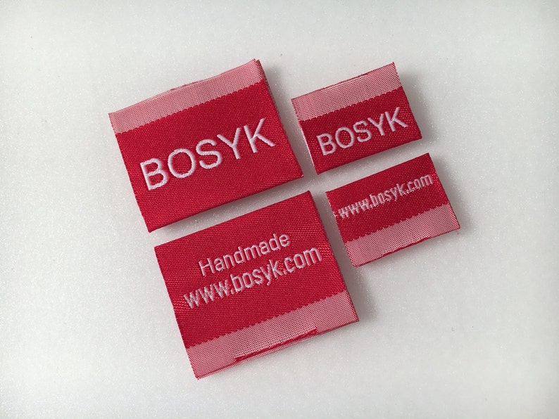 1000 Custom Cloth Clothing Tags Clothes Labels Clothing Name Etsy