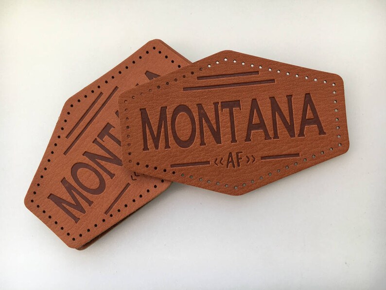 300 Custom Sew on Patches Faux Leather Patches Logo Leather Etsy