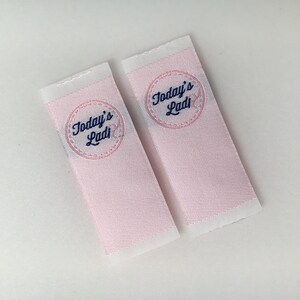 500 Custom Woven Clothing Labels: Garment Sewing Labels