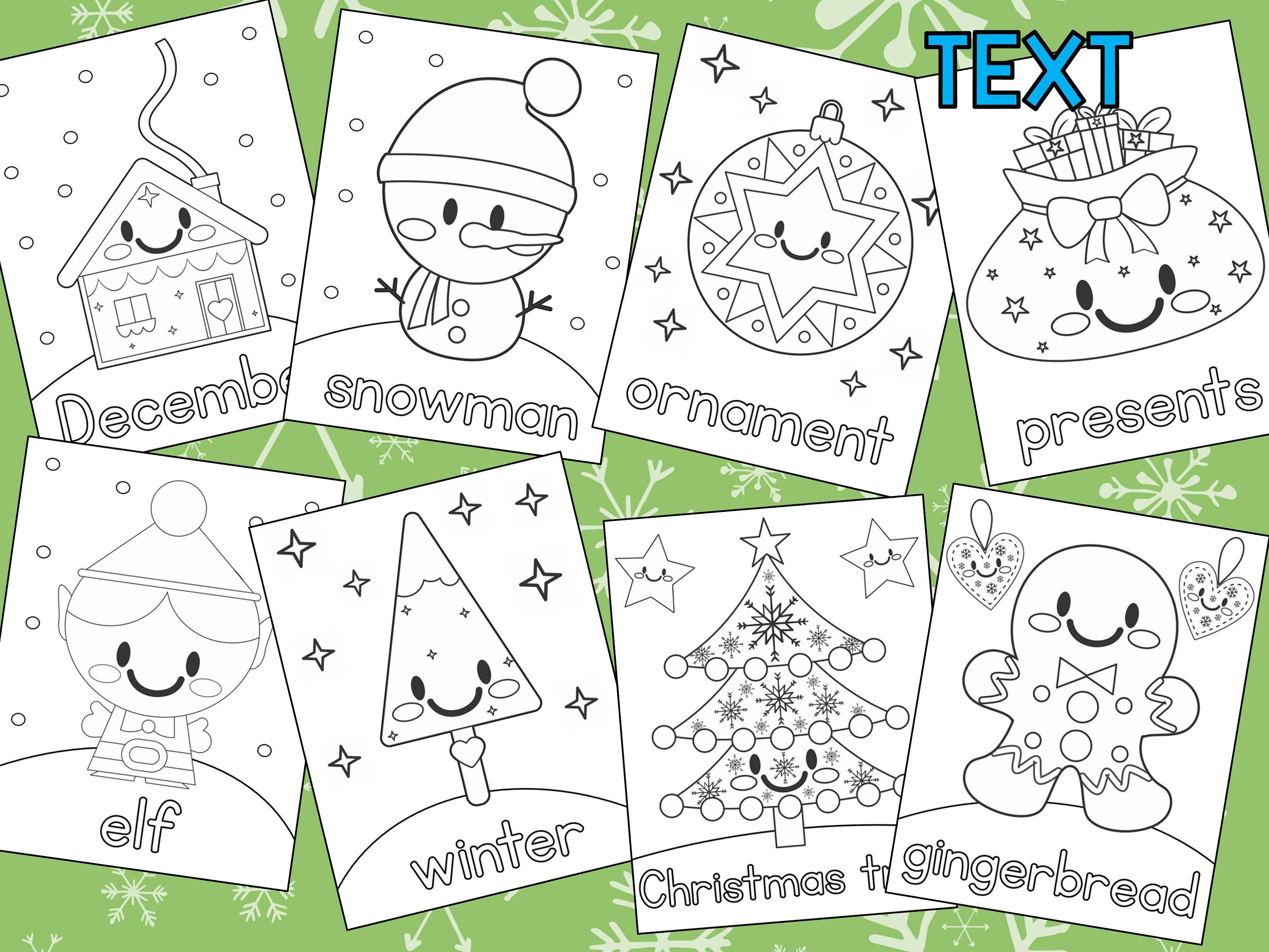 Download Christmas Coloring Book Pages The Crayon Crowd printable ...