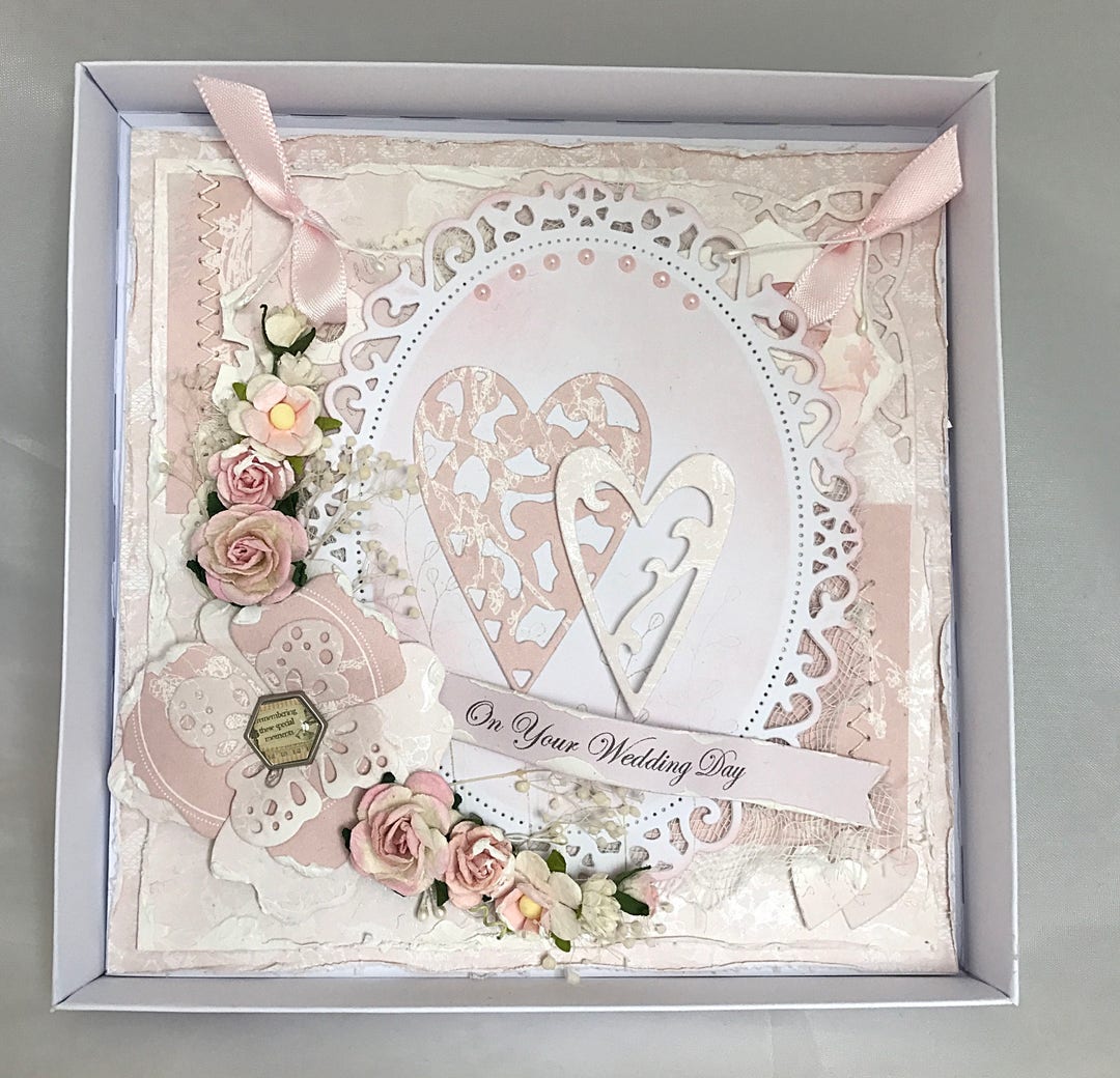 Shabby Chic Wedding Congratulations Card - Etsy