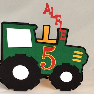 Tractor Personalised Birthday Card