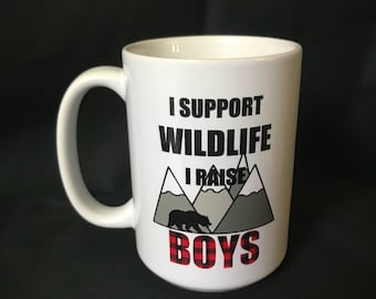 Boy mom/dad mug