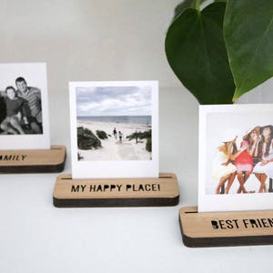 Photo Stands Mini Family Display your Instagram photos, picture holder, photo frame image 2