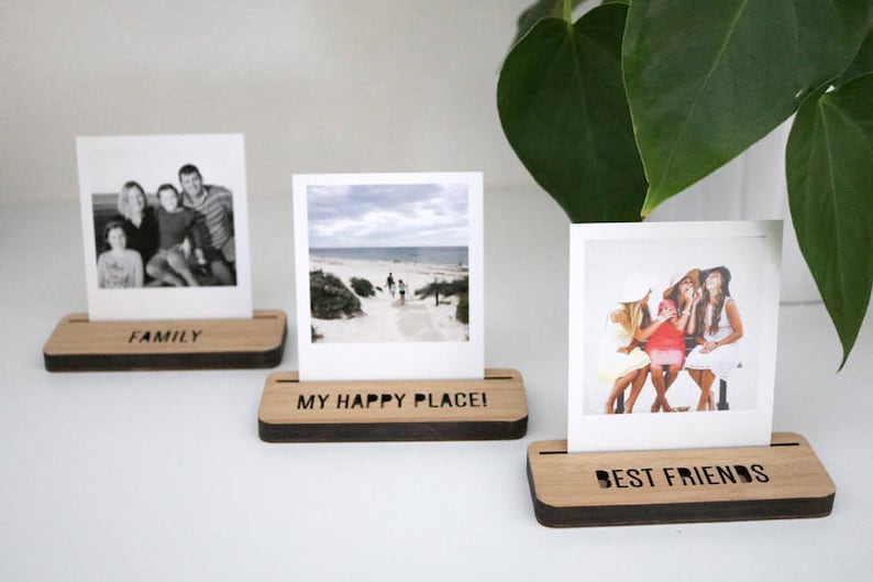 Photo Stands Mini Family Display your Instagram photos, picture holder, photo frame image 2