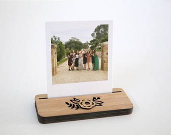 Photo Stands - Mini - Flower - Display your Instagram photos, picture holder, photo frame