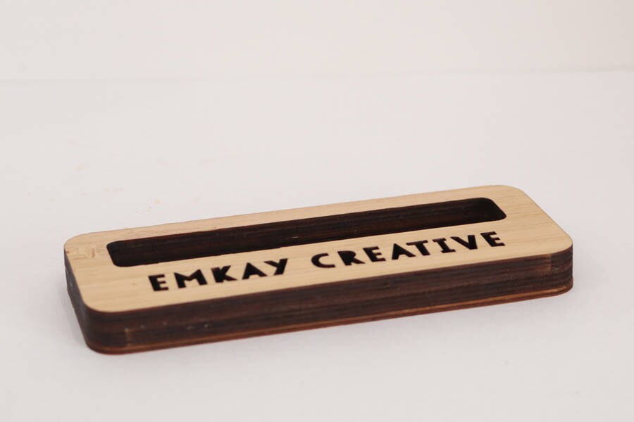 Business Card Holder Desk Shop Front personalised made Etsy
