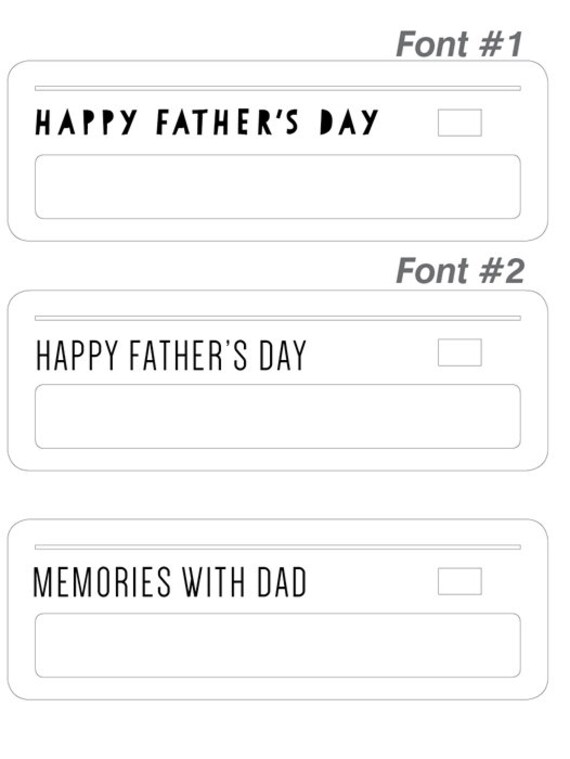 Photo Holder with Pen Happy Father/'s Day made from Bamboo Photo Stand Memory Holder Desk Caddy Quote Display