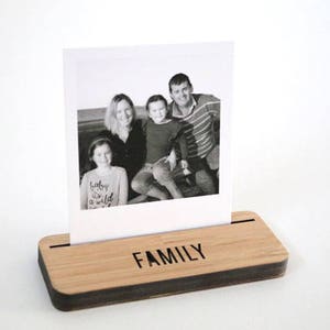 Photo Stands Mini Family Display your Instagram photos, picture holder, photo frame image 1