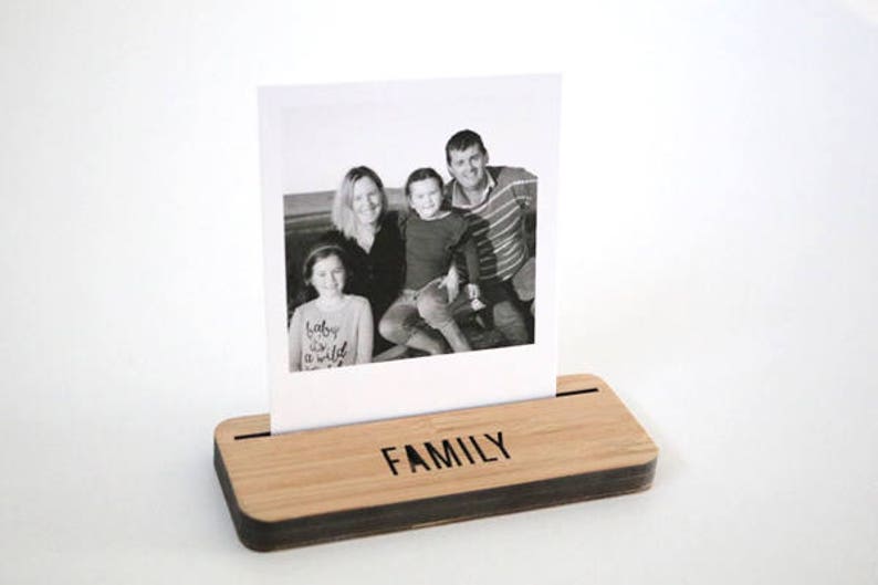 Photo Stands Mini Family Display your Instagram photos, picture holder, photo frame image 1