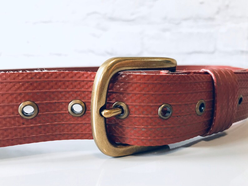 Fire hose belt Reclaimed firehose belt for him for her Etsy