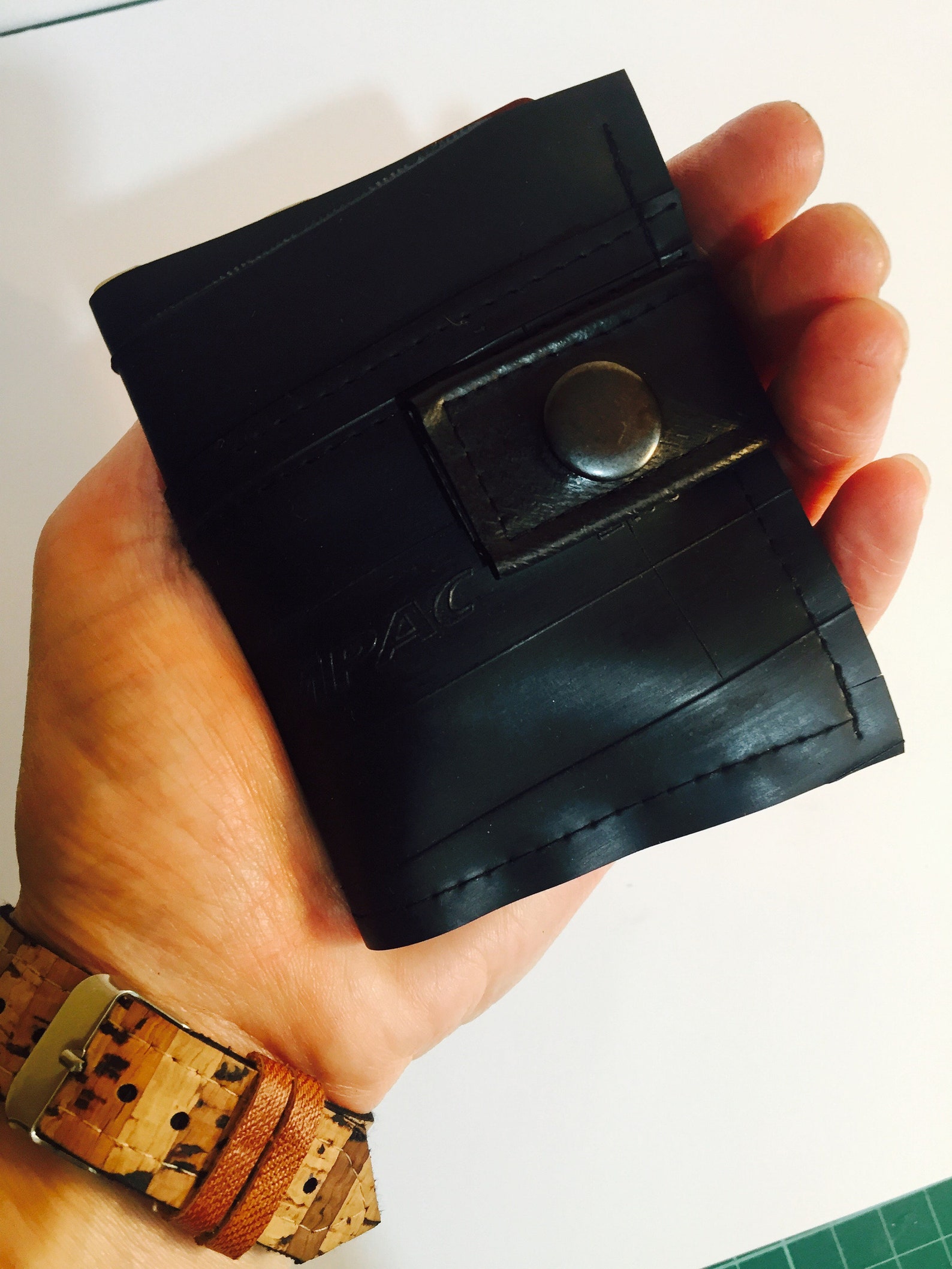 Inner Tube Wallet Mini Wallet Front Pocket Wallet Vegan Etsy