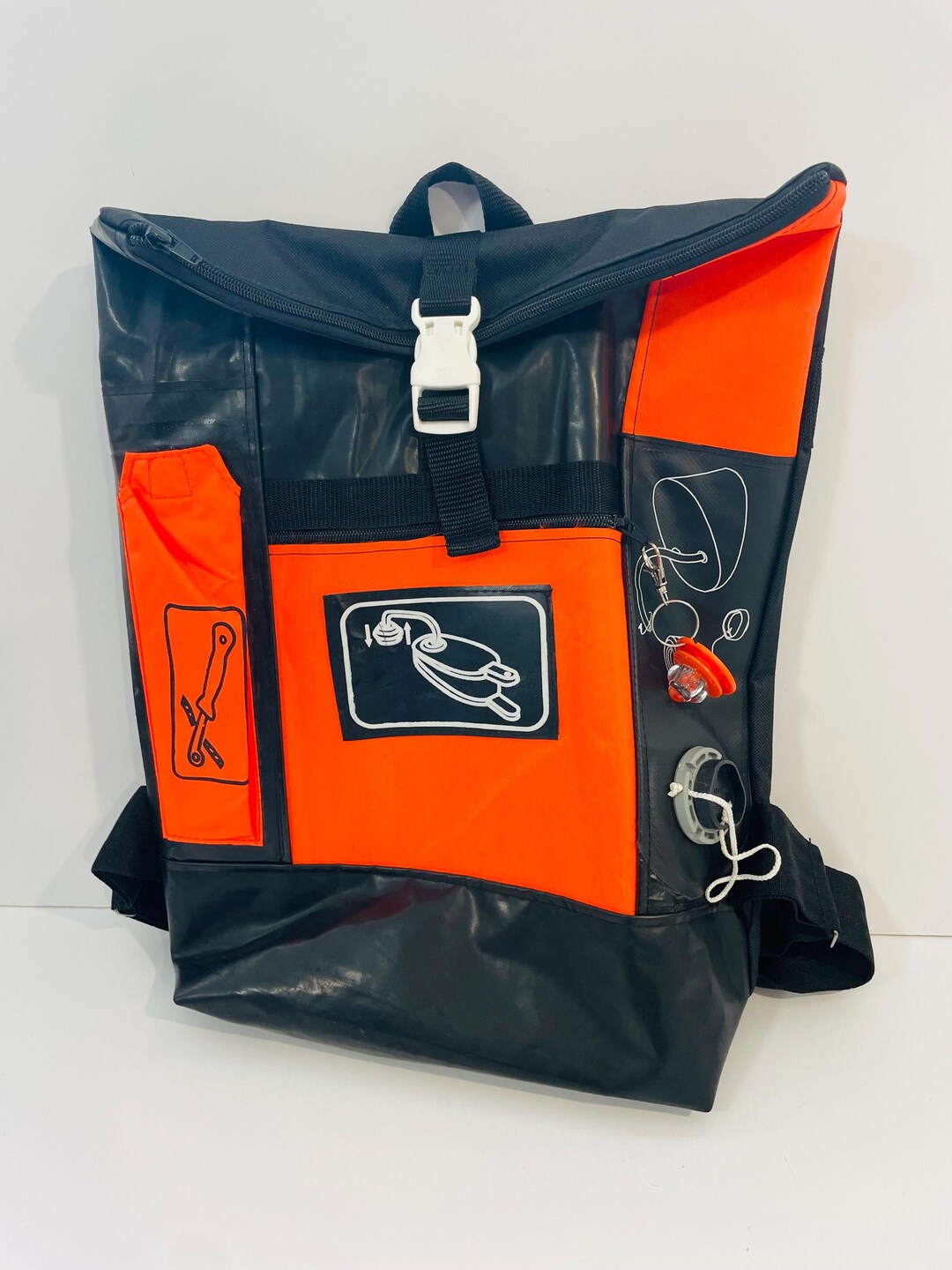Life Raft Roll Top Backpack - Etsy