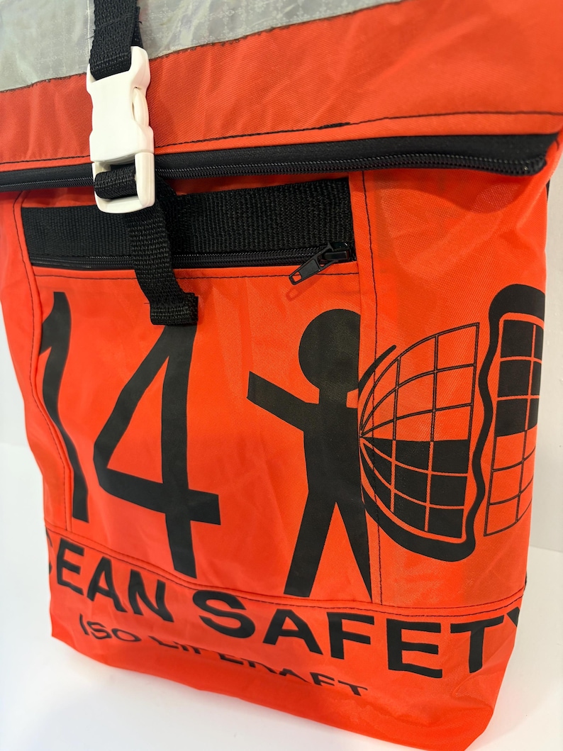Backpack Life Raft Ocean Safety Life Raft Canopy Roll Top Backpack - Etsy Australia