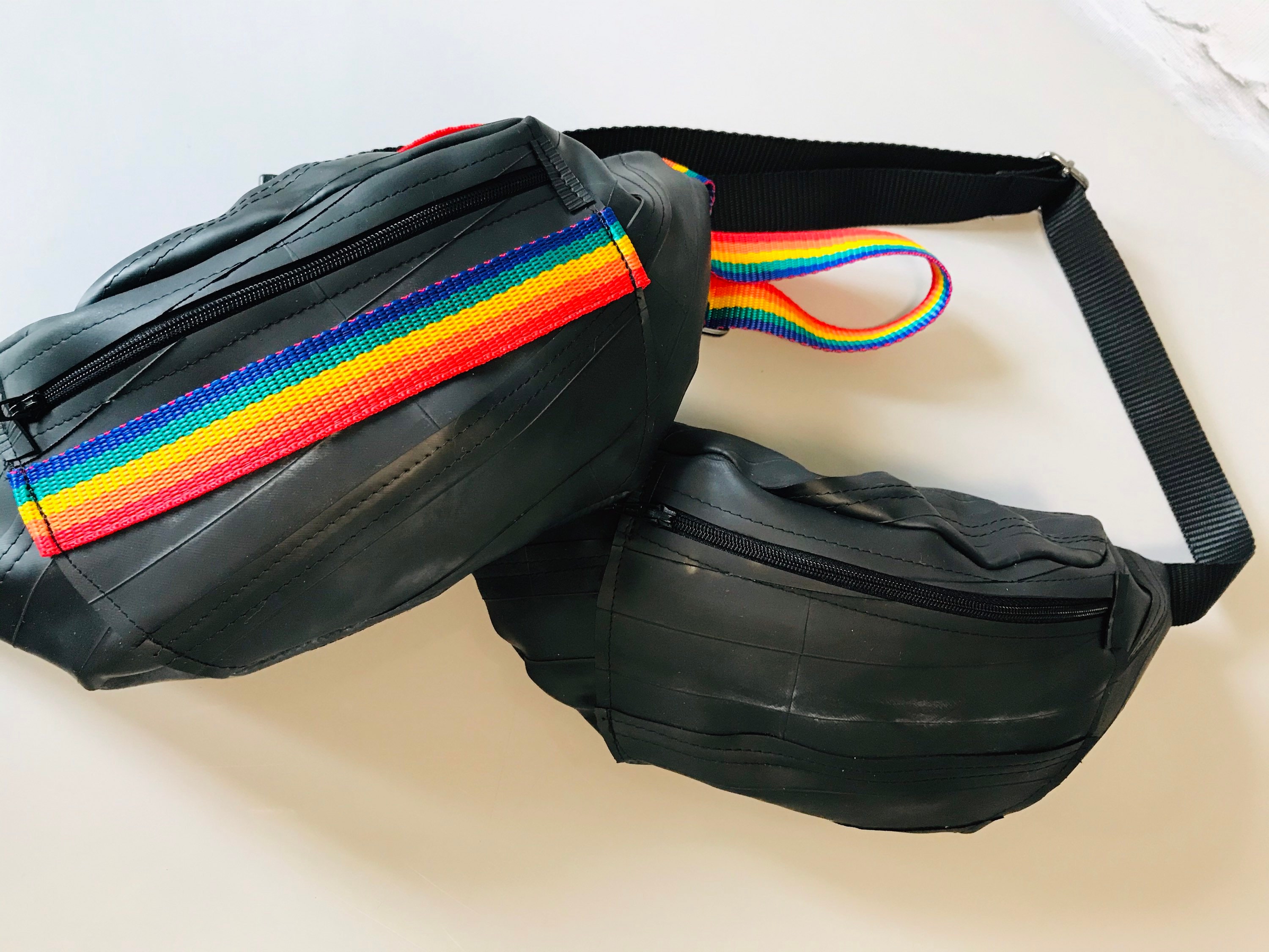 Bum Bags for Mens & Women, Made of Recycled Tire Tube