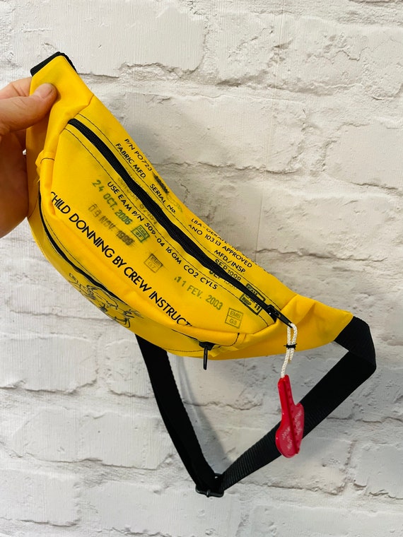 Life vest bumbag life vest fanny pack yellow bumbag life jacket bag yellow bag bumbag fanny pack aircraft bag Etsy