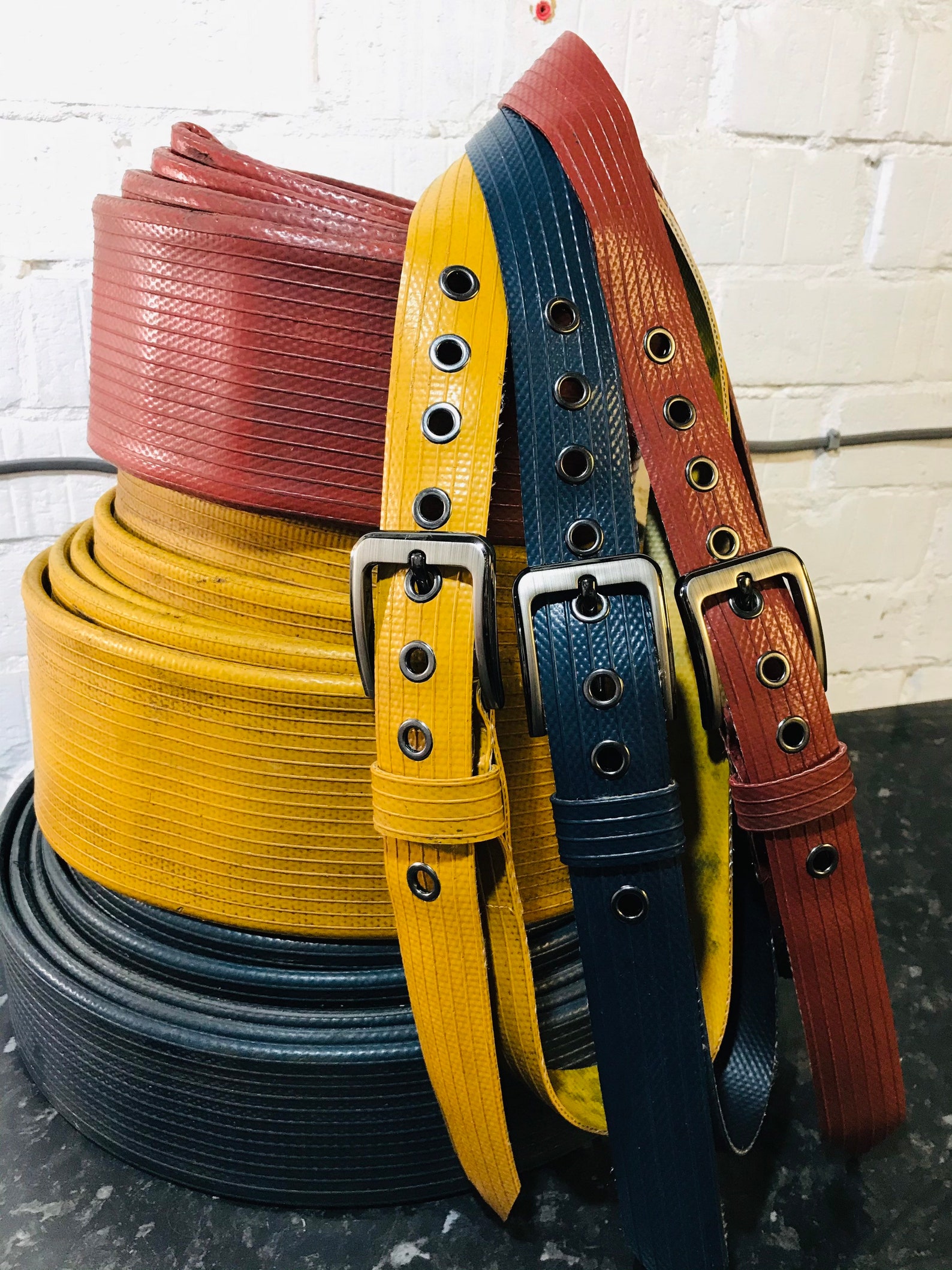 Fire hose belt firefighter belt recycled belt tough belt Etsy