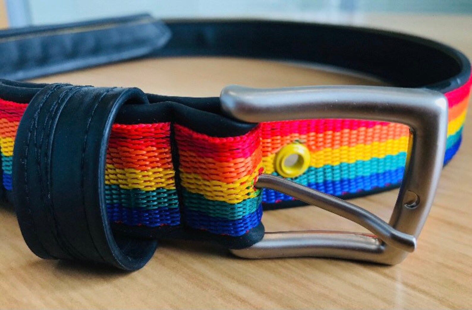 Pride Belt Rainbow Belt Inner Tube Belt Colourful Belt Etsy