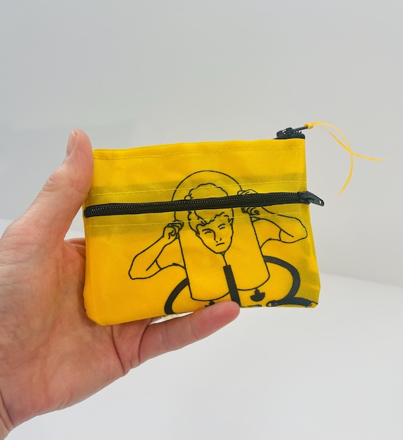 Aircraft Life Vest Purse, Coin Purse, Life Jacket, Recycled Purse