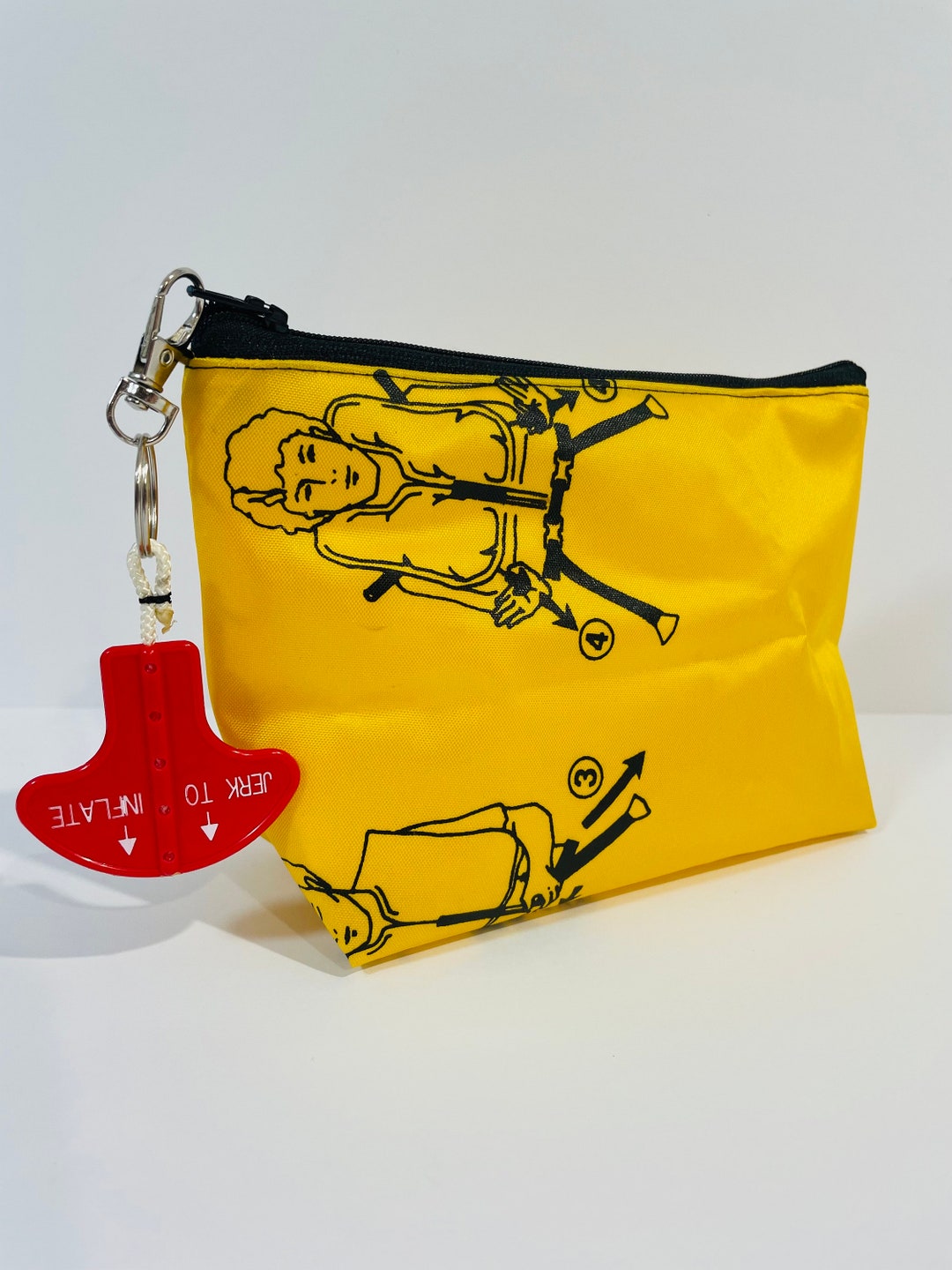 Life Vest Small Cosmetic Bag, Life Jacket Cosmetic Bag, Lifevest Bag