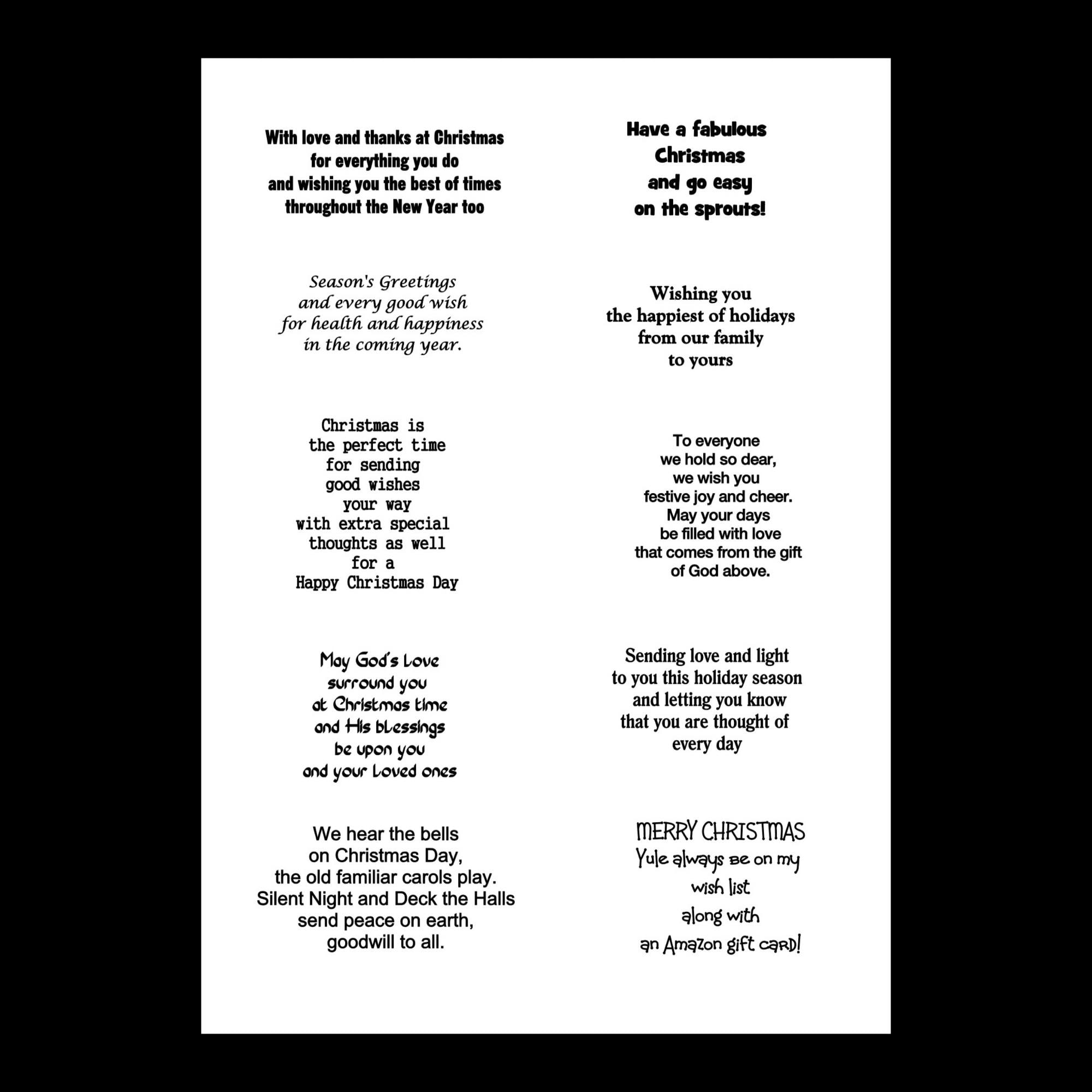 christmas-card-inserts-digital-sheet-printable-christmas-card-verses-christmas-card-sayings-holiday-inside-sentiments-xmas-card-messages-etsy for Christmas Card Verses Free Printable Christmas Card Inserts Digital Sheet, Printable Christmas Card Verses, Christmas Card Sayings, Holiday Inside Sentiments, Xmas Card Messages - Etsy for Christmas Card Verses Free Printable