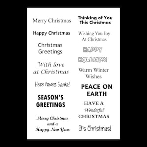 Weihnachtsstimmungen, digitales Blatt, druckbare festliche Stimmung, Weihnachtsstimmung, gedruckte Weihnachtsgrüße, Weihnachtswörter