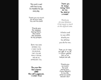 print your own birthday card sentiments