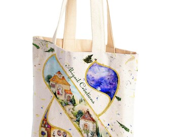 ALEF Canvas Shopping Bags • Reusable Double Printed Canvas Tote Bag
