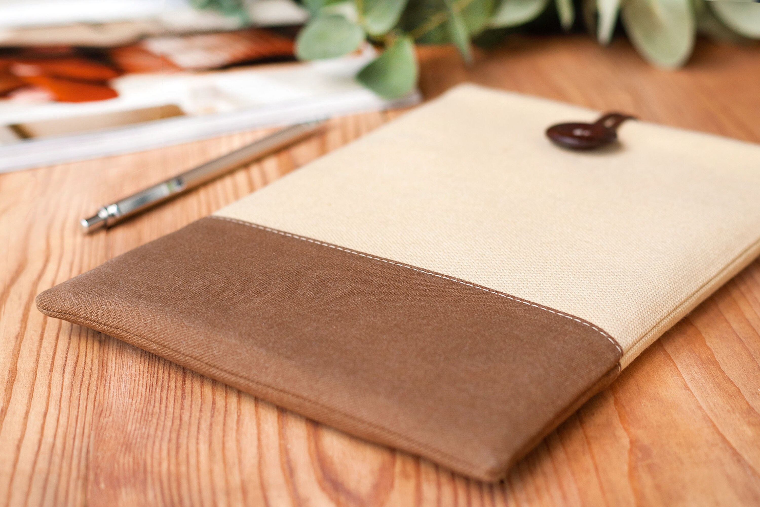 Beige canvas Laptop case HP Laptop sleeve 13 inch Asus Etsy