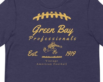 Vintage Green Bay Professionals Football T-Shirt - 1919 NFL