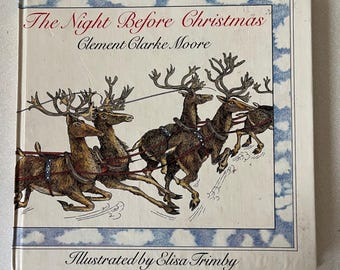 1951 the Night Before Christmas Book | Florence Sarah Winship
