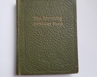 Jaren 1920 The Mrs Browning Birthday Book / Elizabeth Barrett Browning verjaardag poëzieboek / The Mission Book Co