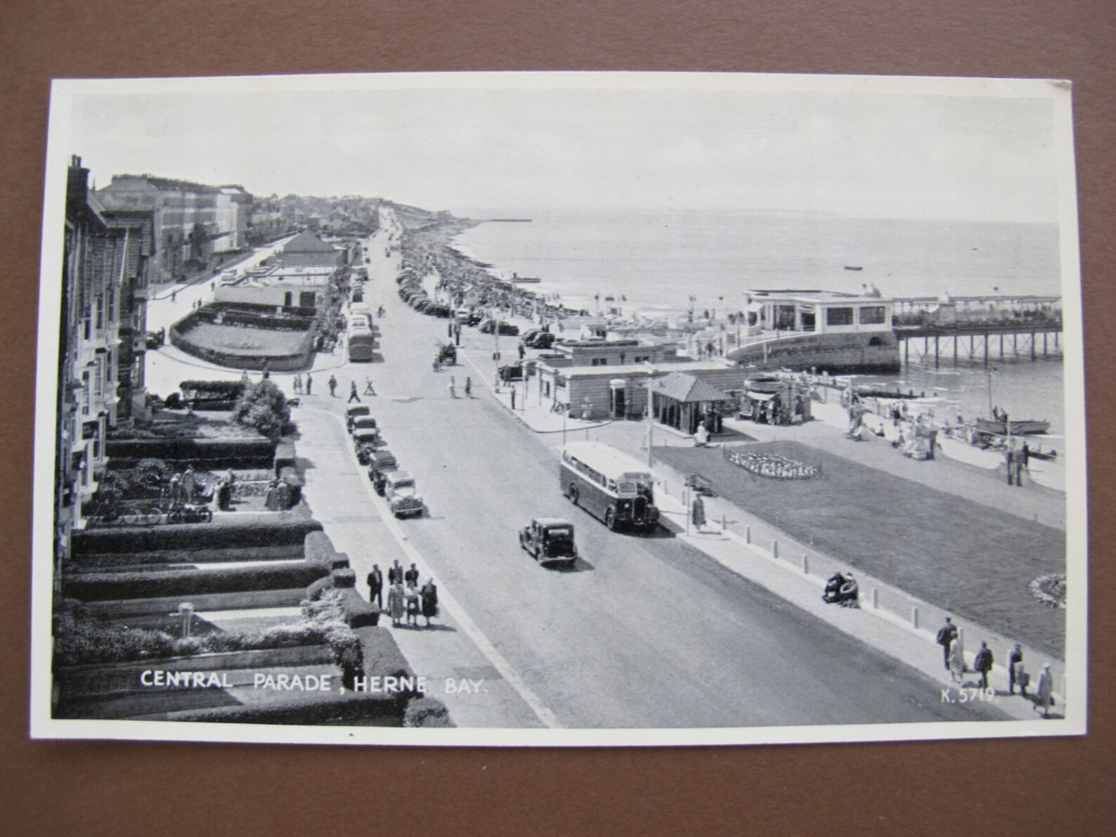 Central Parade Herne Bay UK Real Photo Postcard unposted / Etsy
