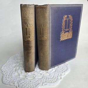 Choix de livres de poésie ancienne / The Golden Poets / Poems of Keats / Poems of Tennyson / Caxton Publishing