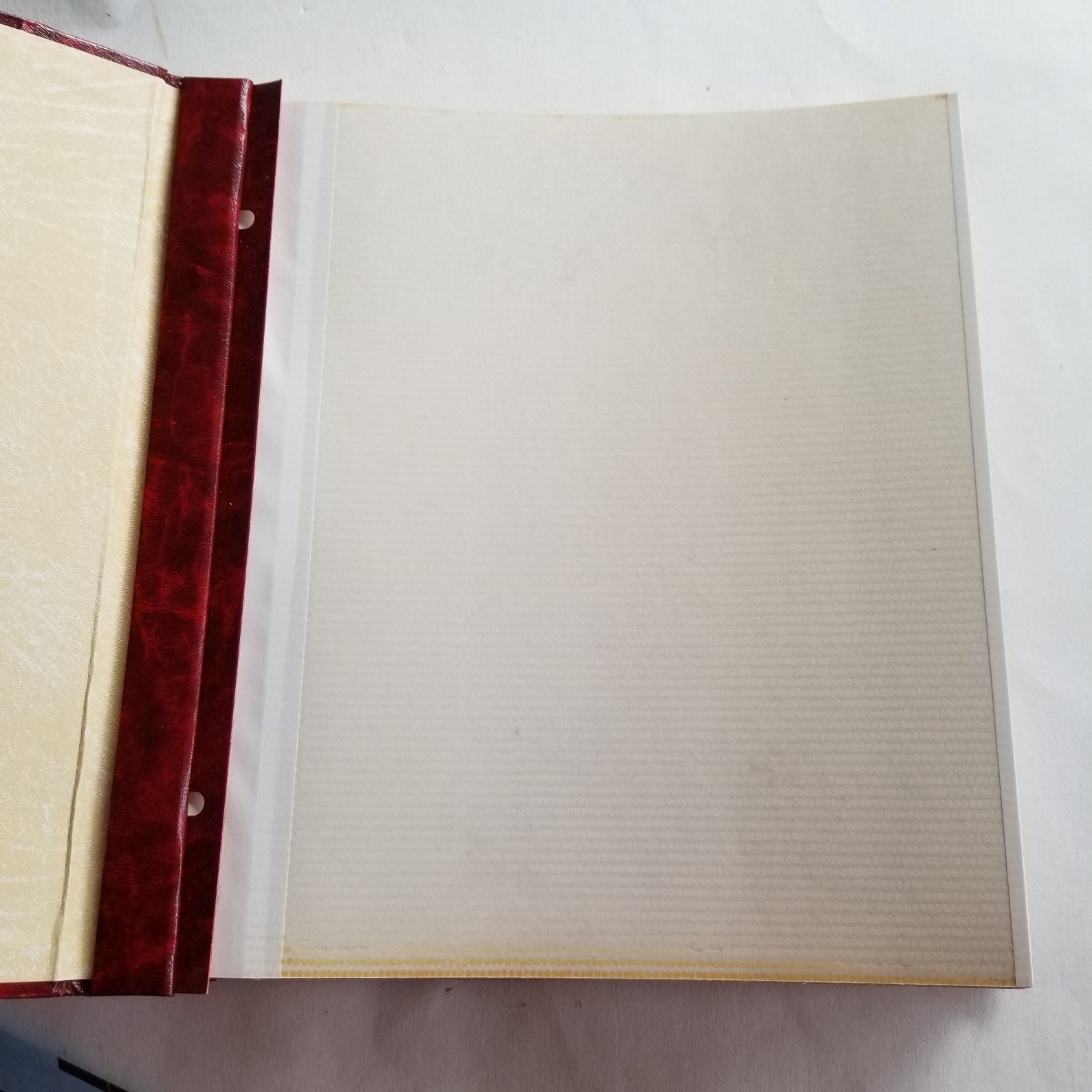 Vintage unused Holson photo album / 100 page Burgundy album / Etsy