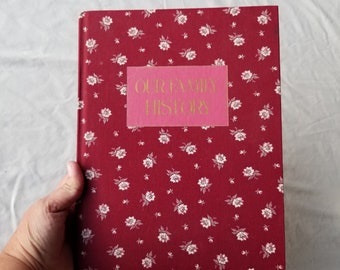 Our Family History (hardcover) / 1980's family records book / Avenel Books