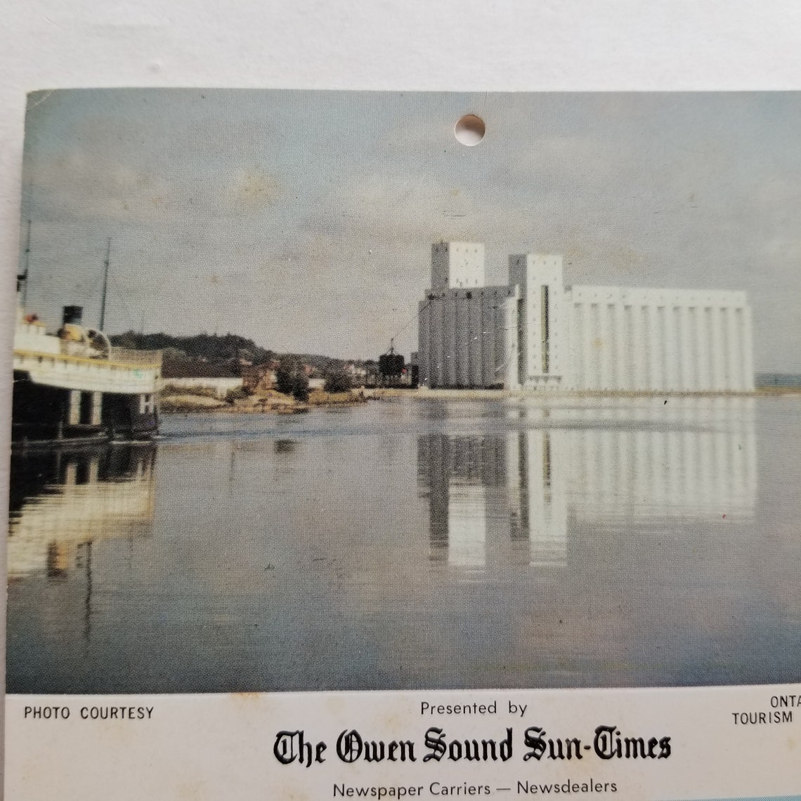 Vintage 1968 Owen Sound calendar / Owen Sound SunTimes Etsy