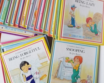 80s illustrated books Ships in April/ 17 volume set of Joy Berry's Help Me Be Good children's books