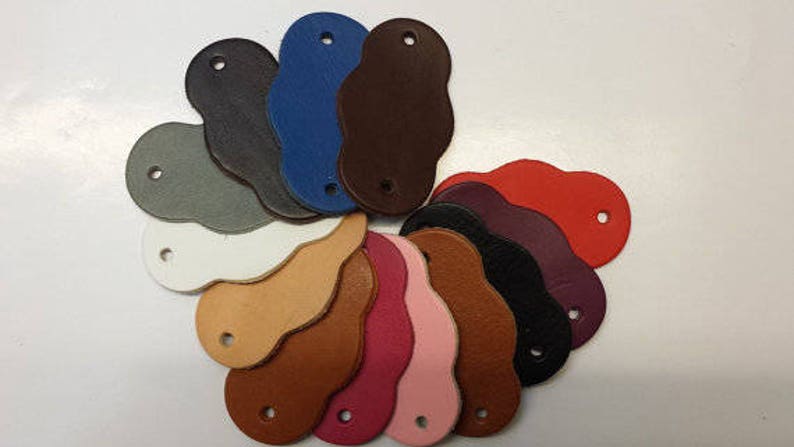 Beautiful Hand Made Medium Large Plain Leather Dog Harness