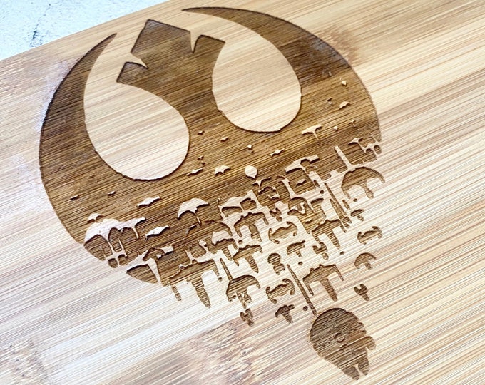 Star Wars Rebel Bamboo Cutting Board