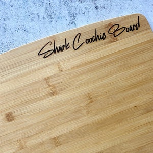 Shark Coochie Bamboo Cutting Board