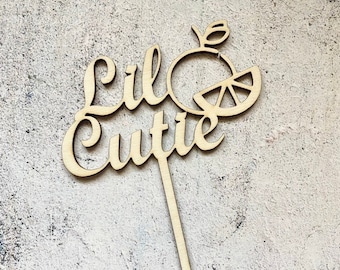 Lil Cutie, Orange Slice Cake Topper