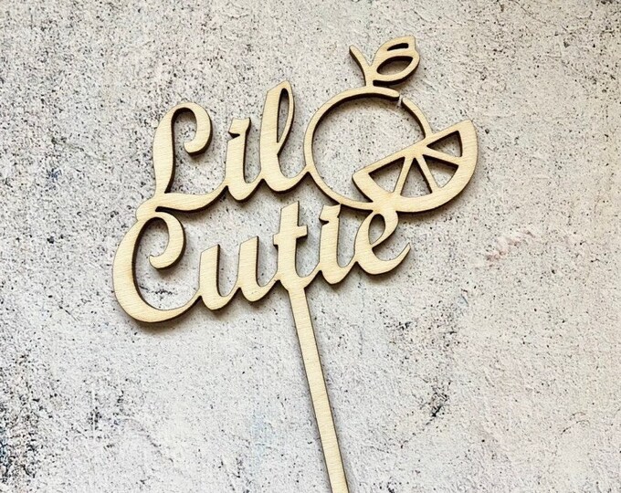 Lil Cutie, Orange Slice Cake Topper