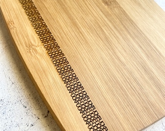 Fuck Horitonal Band Bamboo Cutting Board