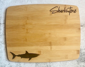Sharkcuterie Bamboo Cutting Board